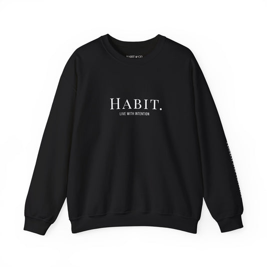 Habit Crewneck Sweatshirt — Black