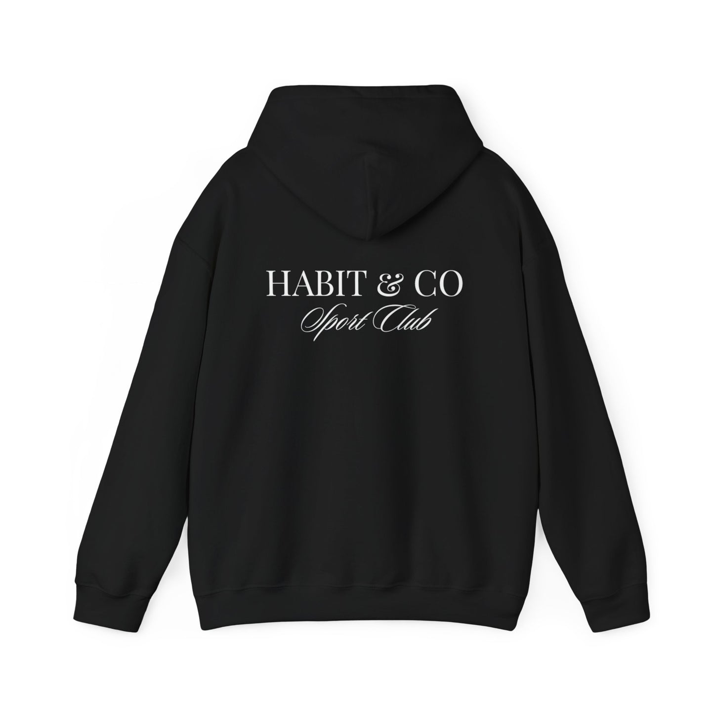 Unisex Habit & Co Sport Club Hoodie - Midnight Black