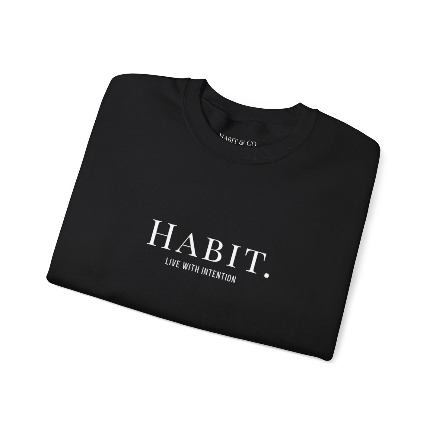 Habit Crewneck Sweatshirt — Black