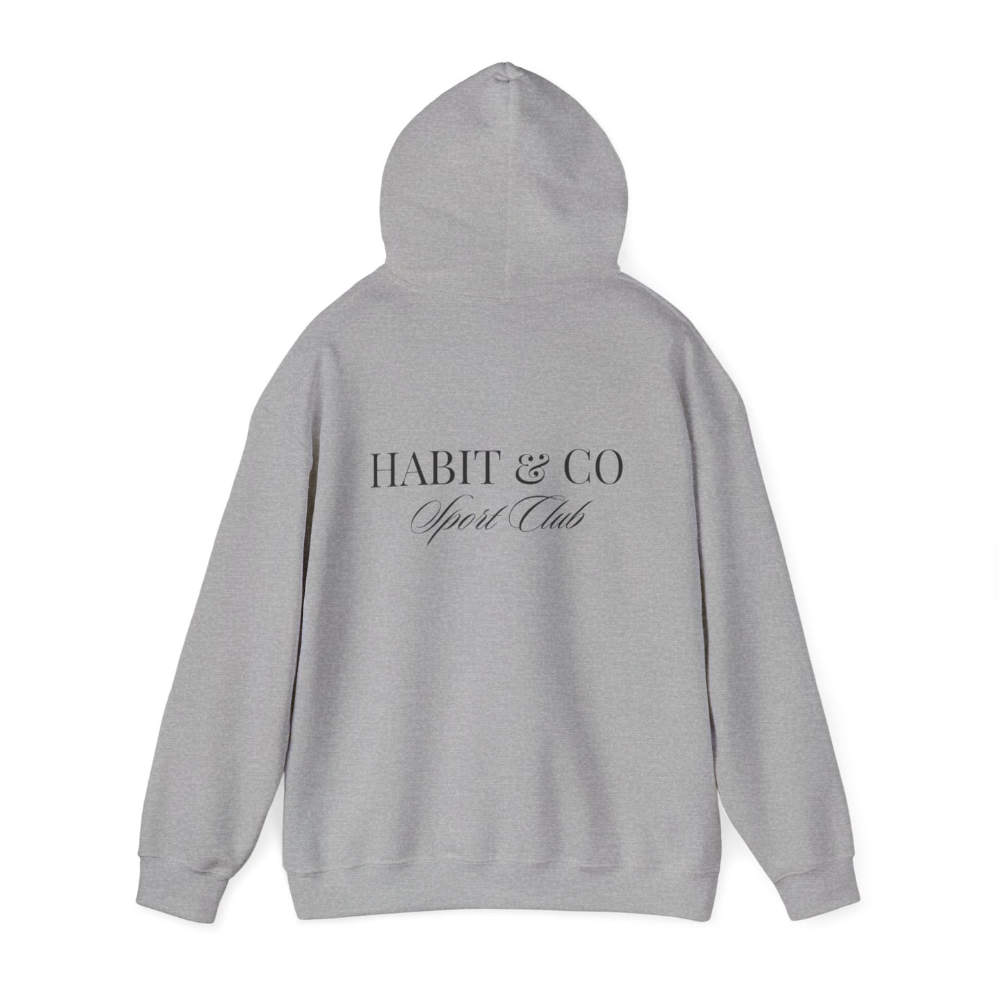 Unisex Habit & Co Sport Club Hoodie - Sport Grey