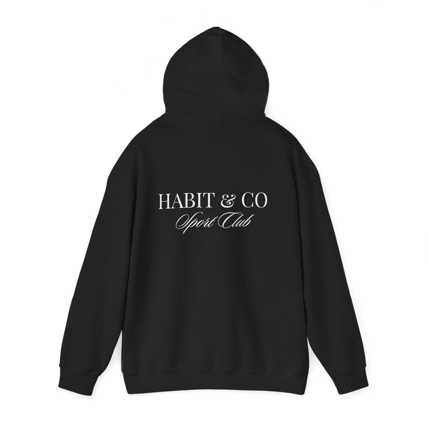 Unisex Habit & Co Sport Club Hoodie - Midnight Black
