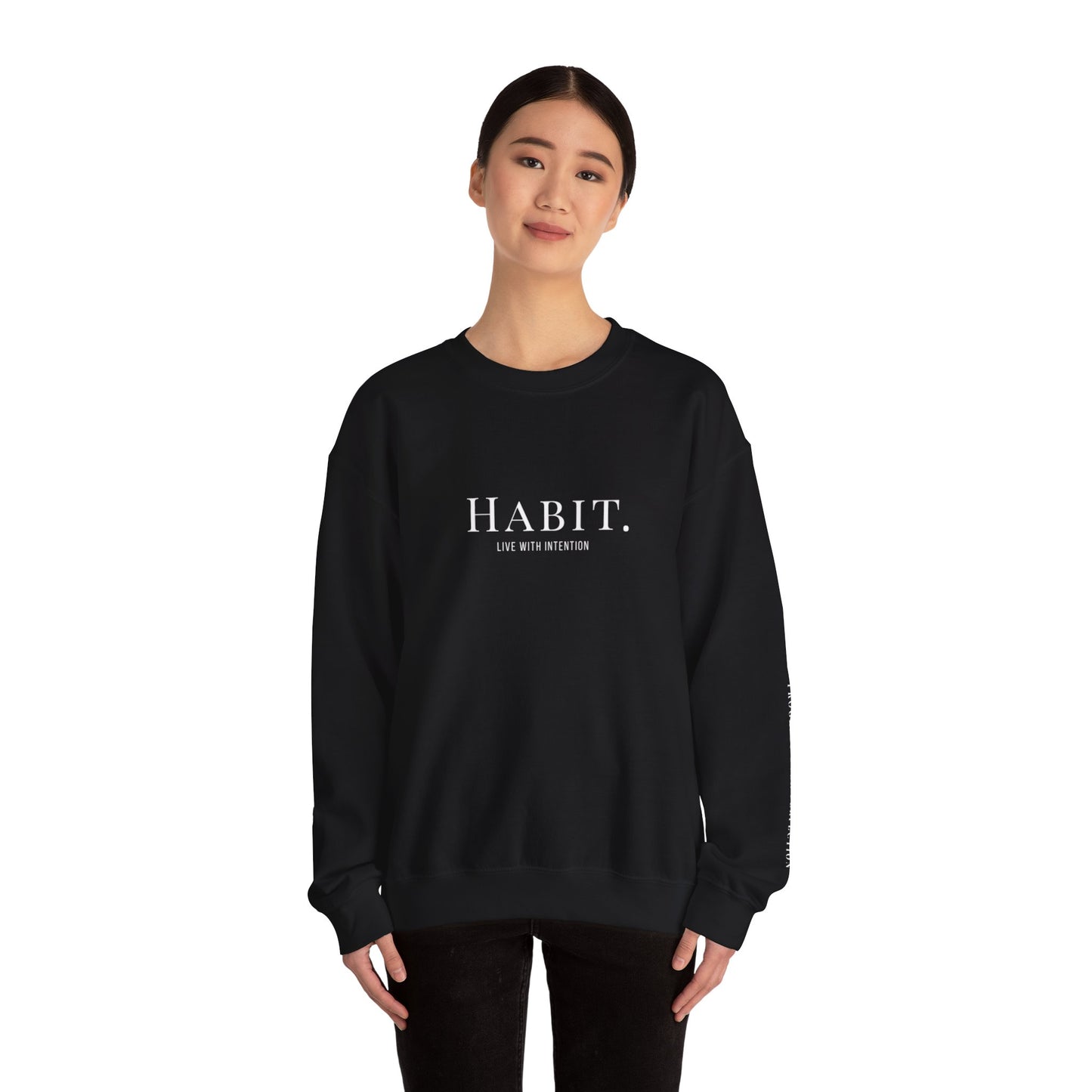 Habit Crewneck Sweatshirt — Black