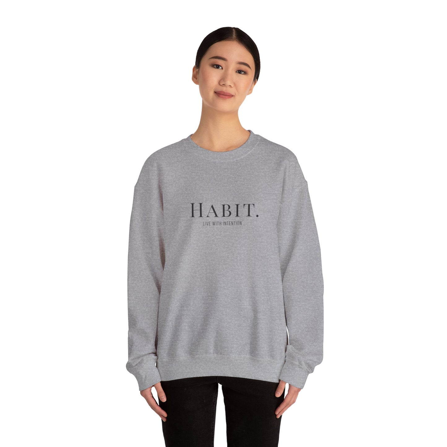 Habit Crewneck Sweatshirt — Sport Grey